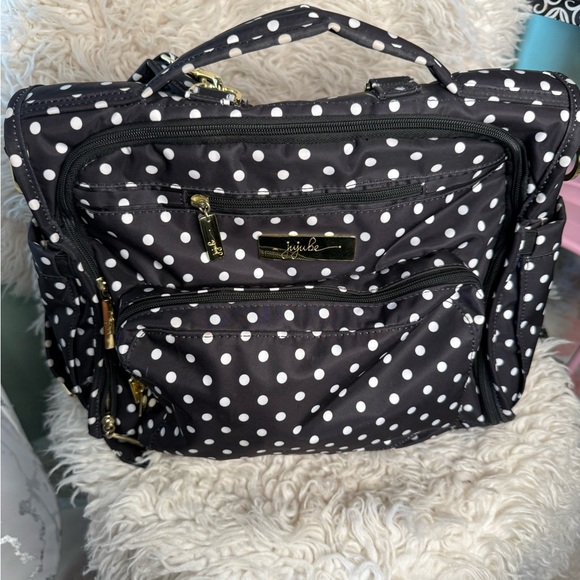Ju-Ju-Be | Bags | Eguc Jujube Bff Duchess Black Polka Dot Diaper Bag